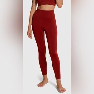 Girlfriend Collective Red Leggings